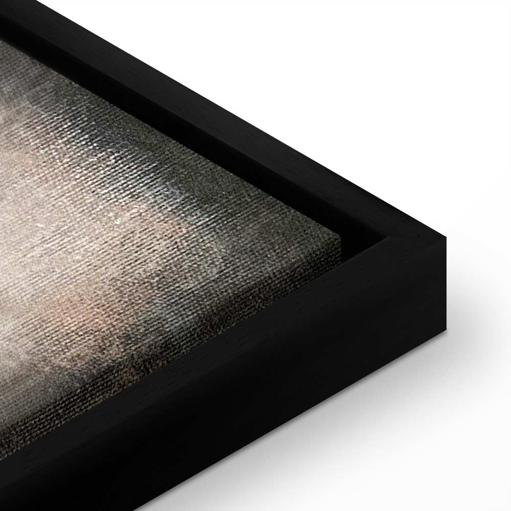 Abstract Balance of Shades Wide Canvas Print