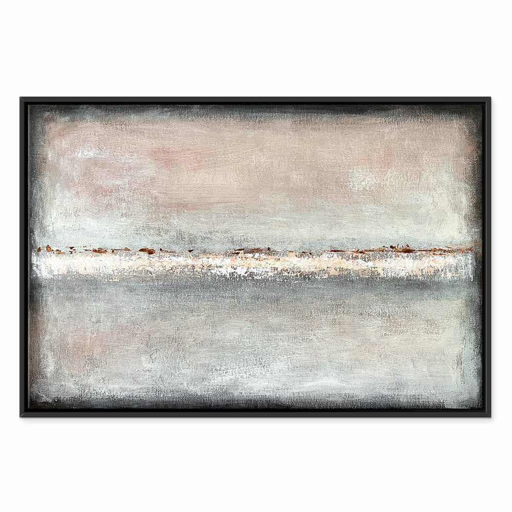 Abstract Balance of Shades Wide Canvas Print