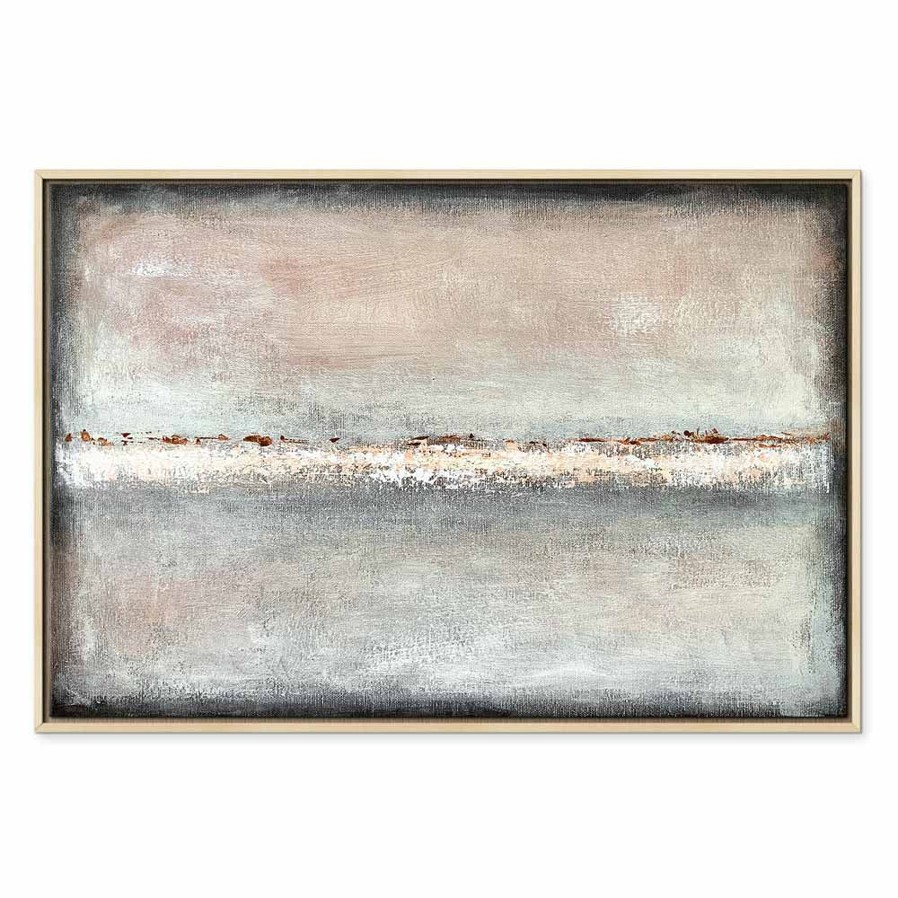 Abstract Balance of Shades Wide Canvas Print