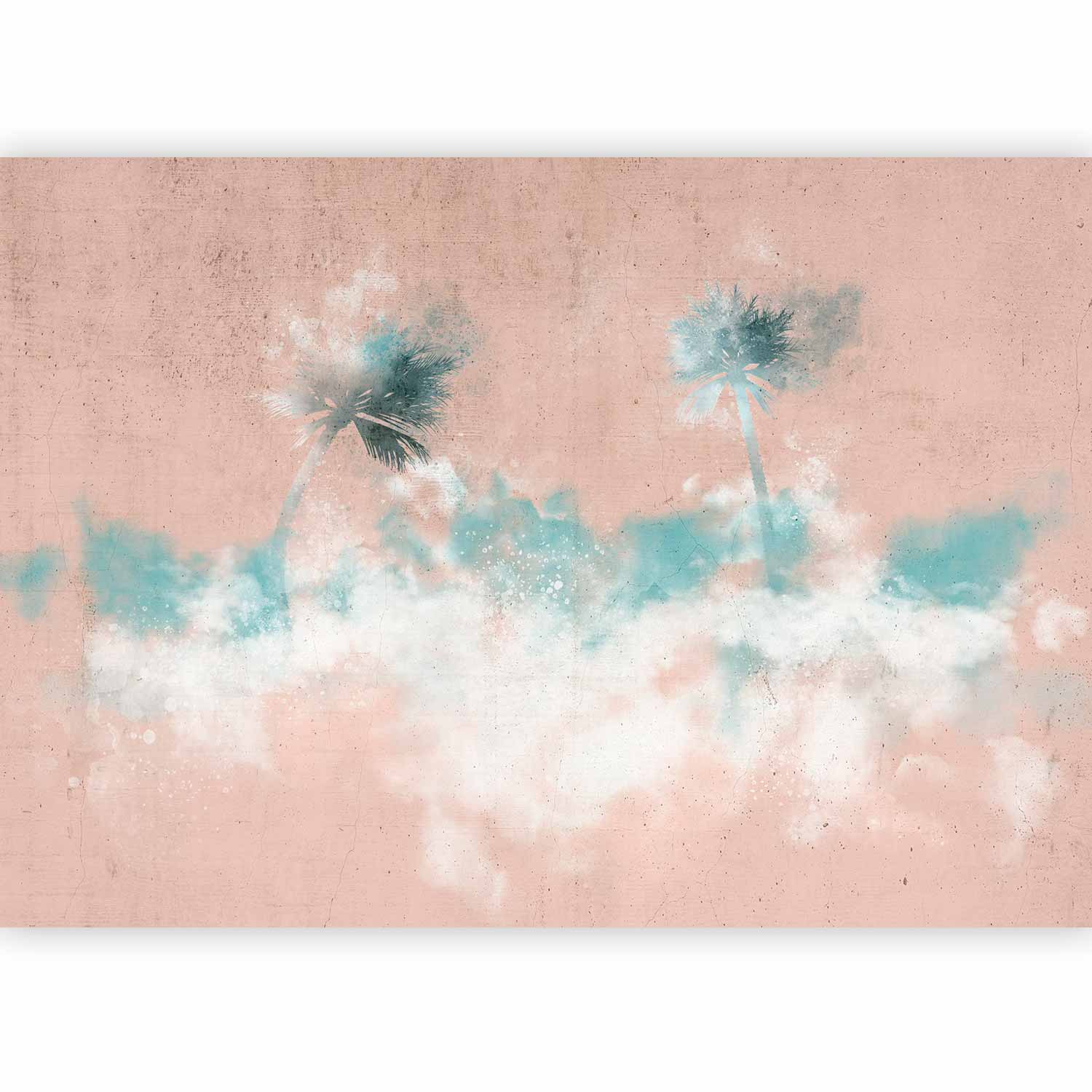 Heavenly Relaxation Wall Mural with Abstract Elegance