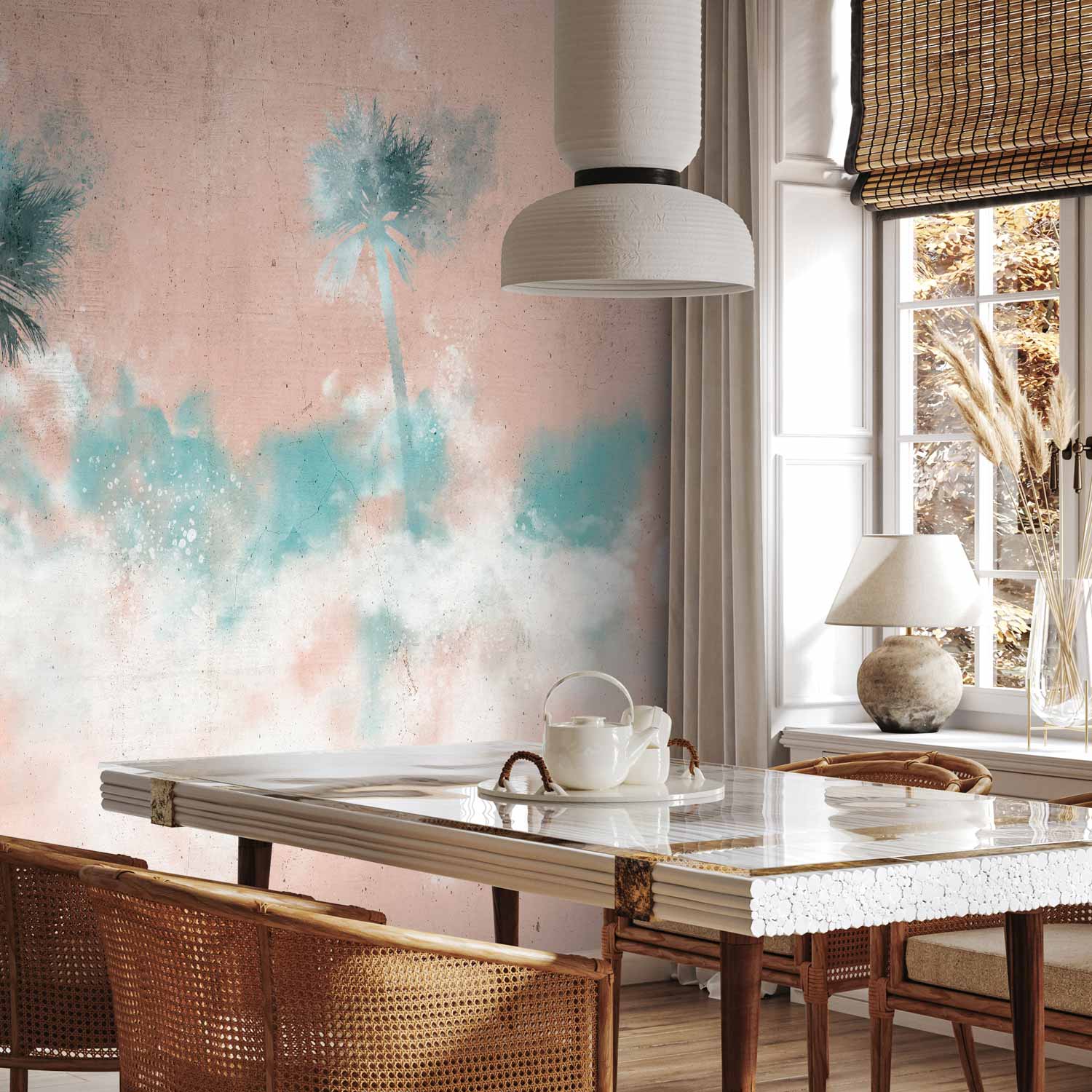 Ethereal Abstract Heavenly Relaxation Wall Mural