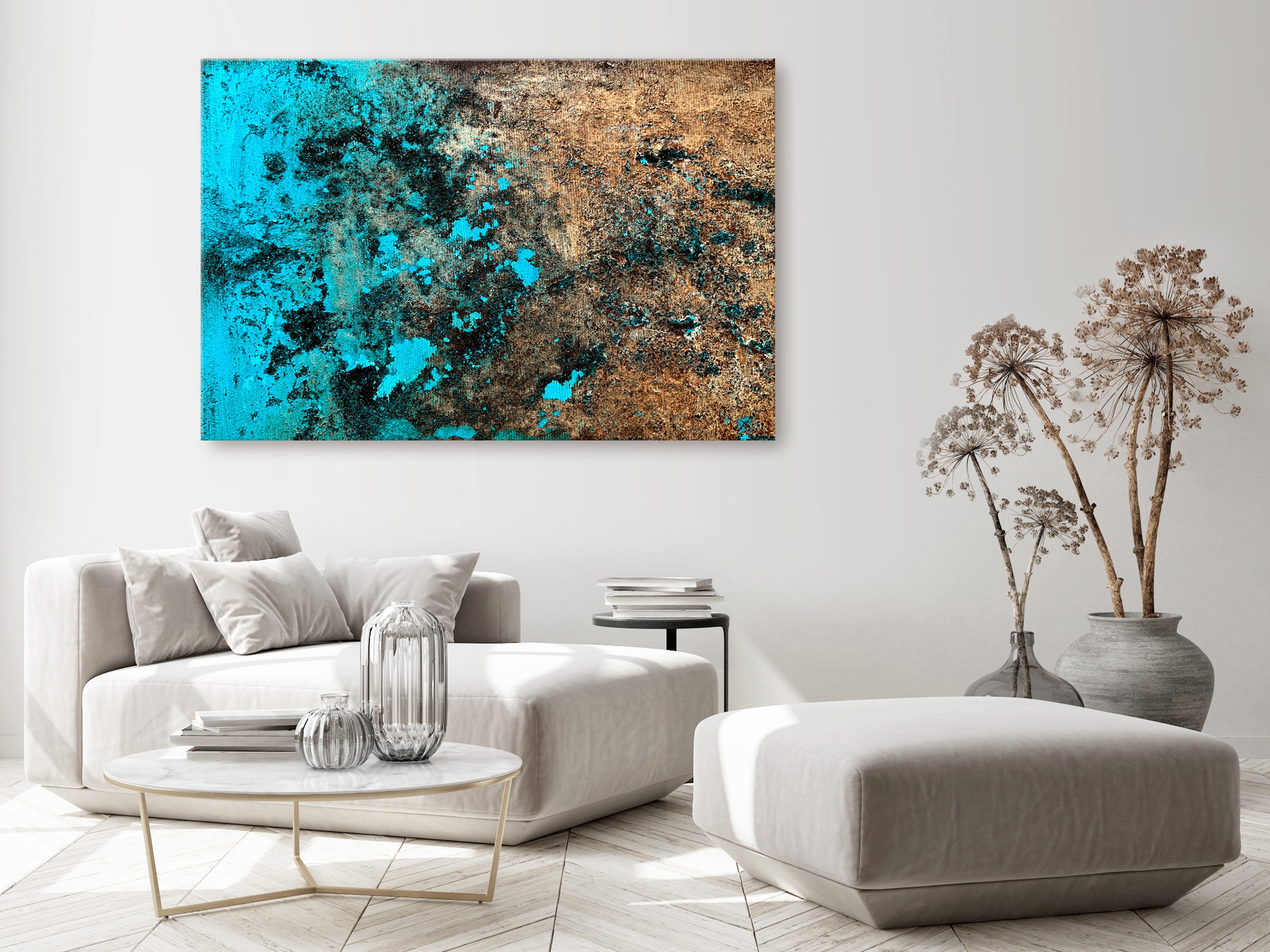 Stunning Azure Archipelago Canvas Art Print for Home