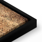 Azure Archipelago Abstract Wide Canvas Print