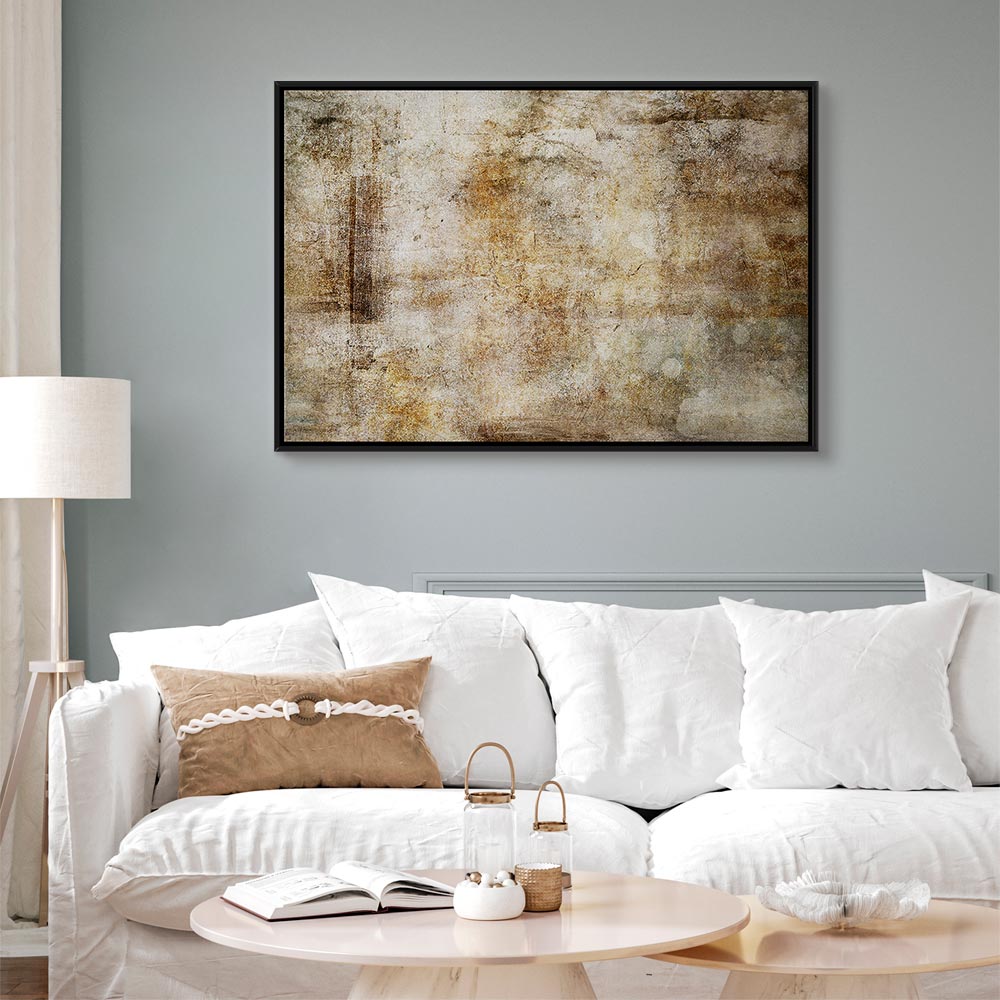 Wild Abstract Landscape Wide Canvas Print