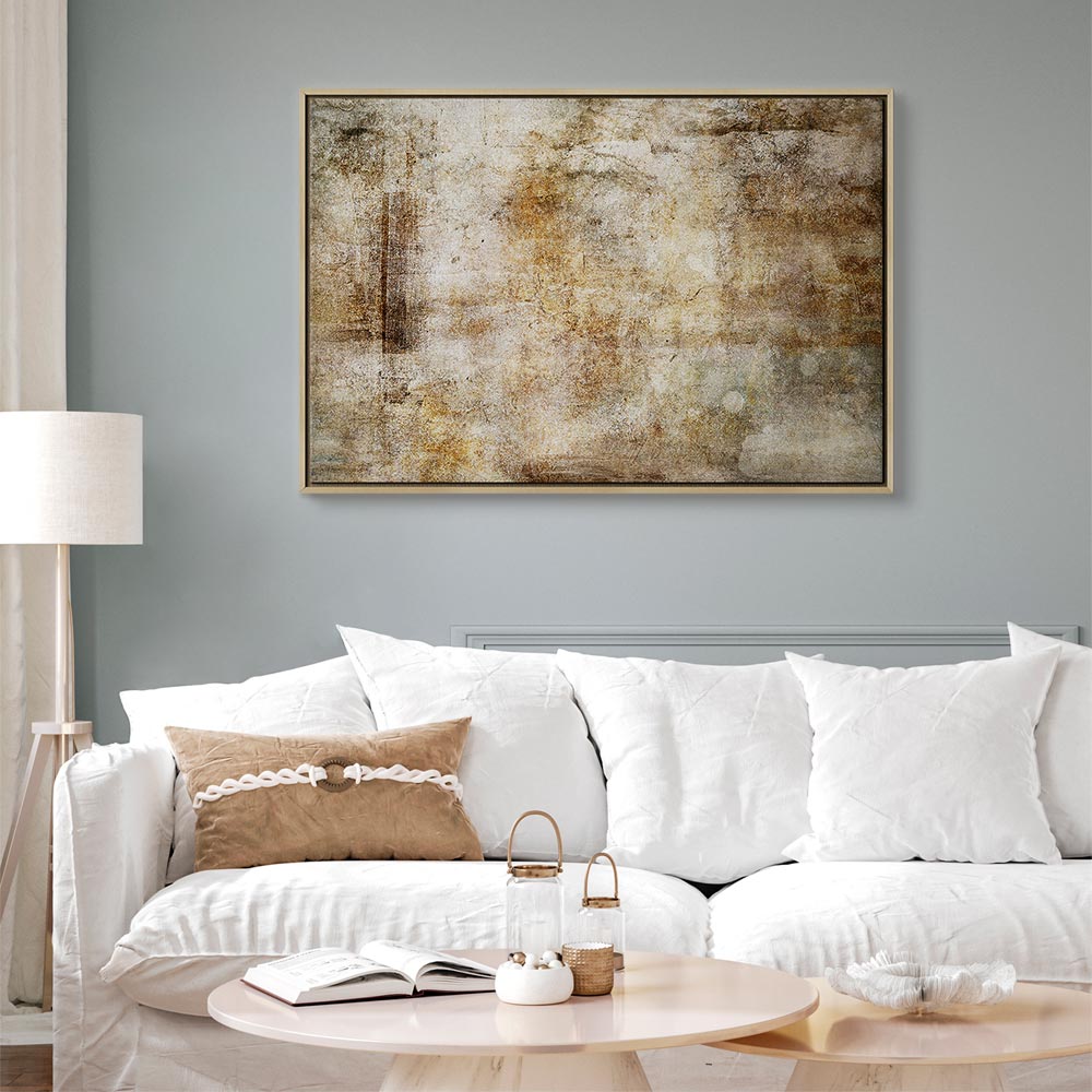 Wild Abstract Landscape Wide Canvas Print