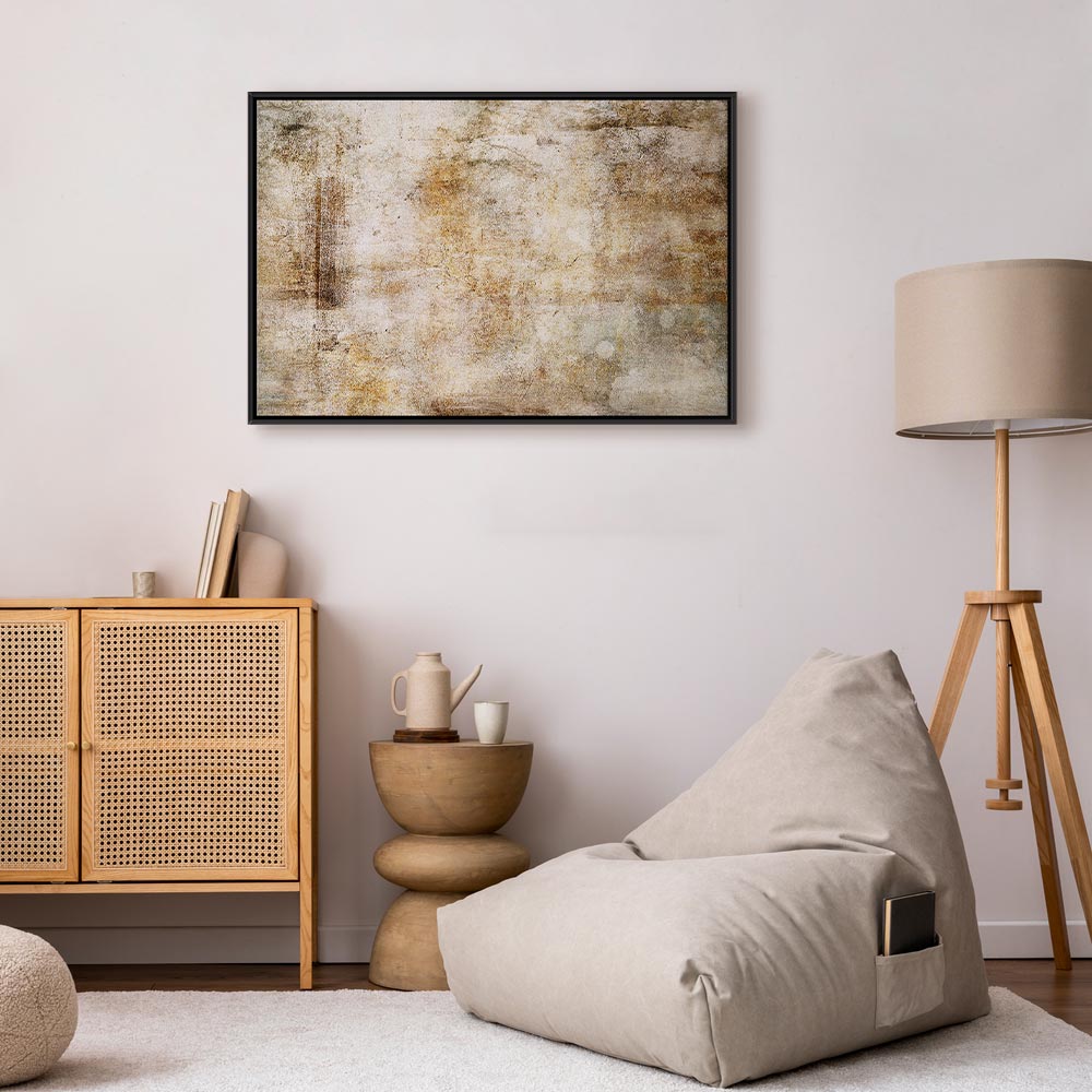 Wild Abstract Landscape Wide Canvas Print