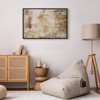 Wild Abstract Landscape Wide Canvas Print