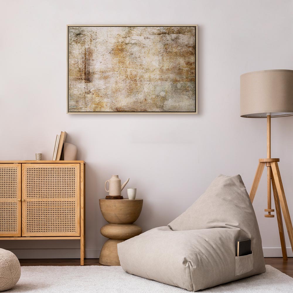 Wild Abstract Landscape Wide Canvas Print