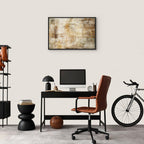 Wild Abstract Landscape Wide Canvas Print