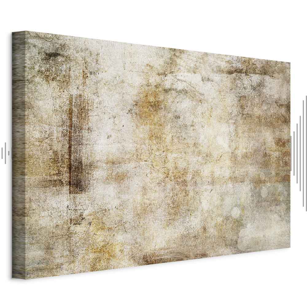 Wild Abstract Landscape Wide Canvas Print