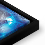 Abstract Ocean Gold Canvas Print