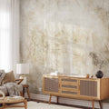 Beige Abstract Nature Wall Mural