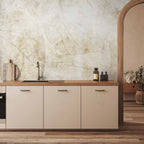 Stylish Beige Abstract Wall Mural for Home Decor