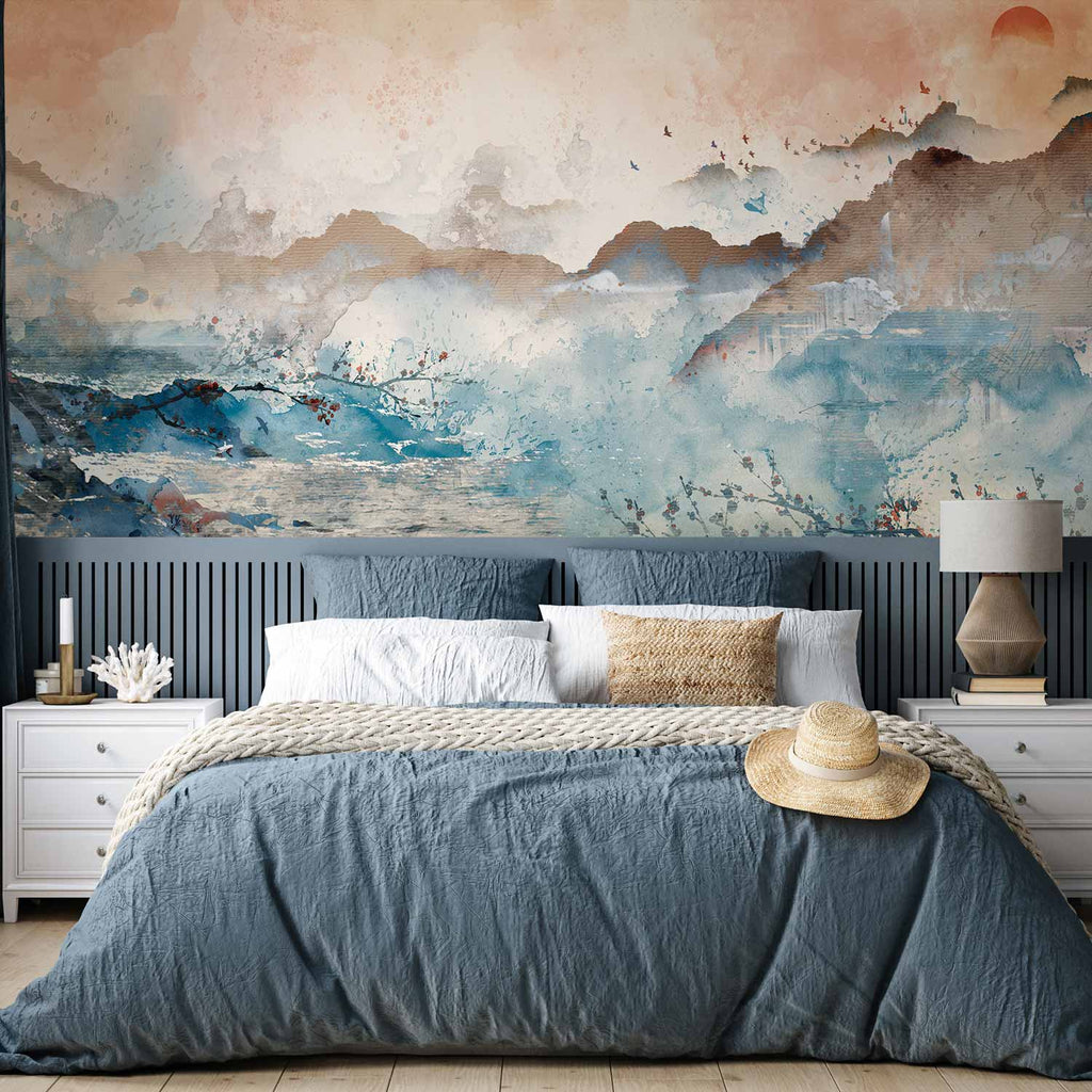 Abstract Picturesque Corner Wall Mural