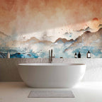 Abstract Picturesque Corner Wall Mural