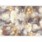 Stilvolles abstraktes Wandbild Golden Interweaver