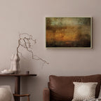 Leaf Texture Wide Canvas Print