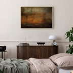 Leaf Texture Wide Canvas Print