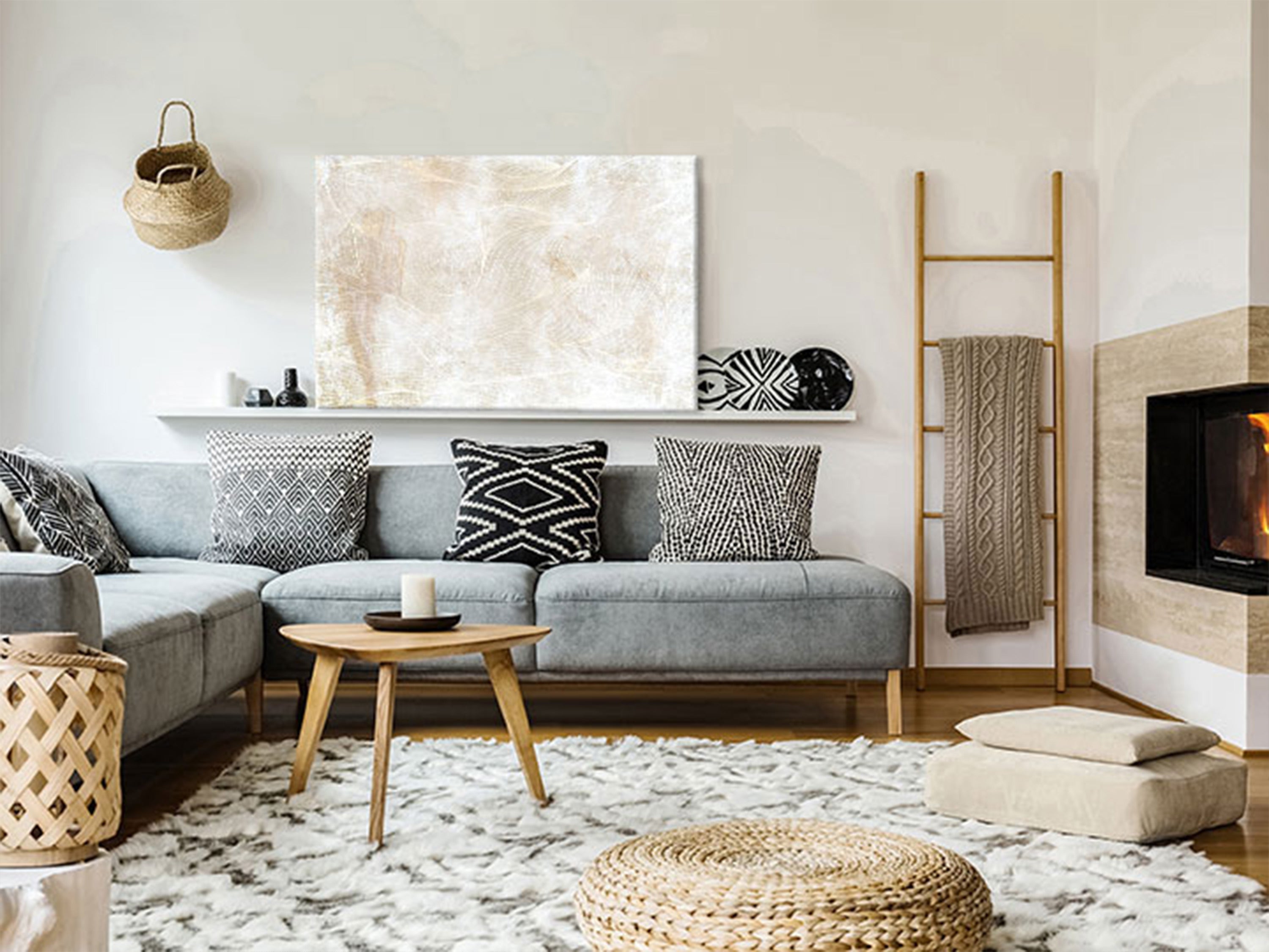 Canvas Print Magic Shapes Large Abstract Art