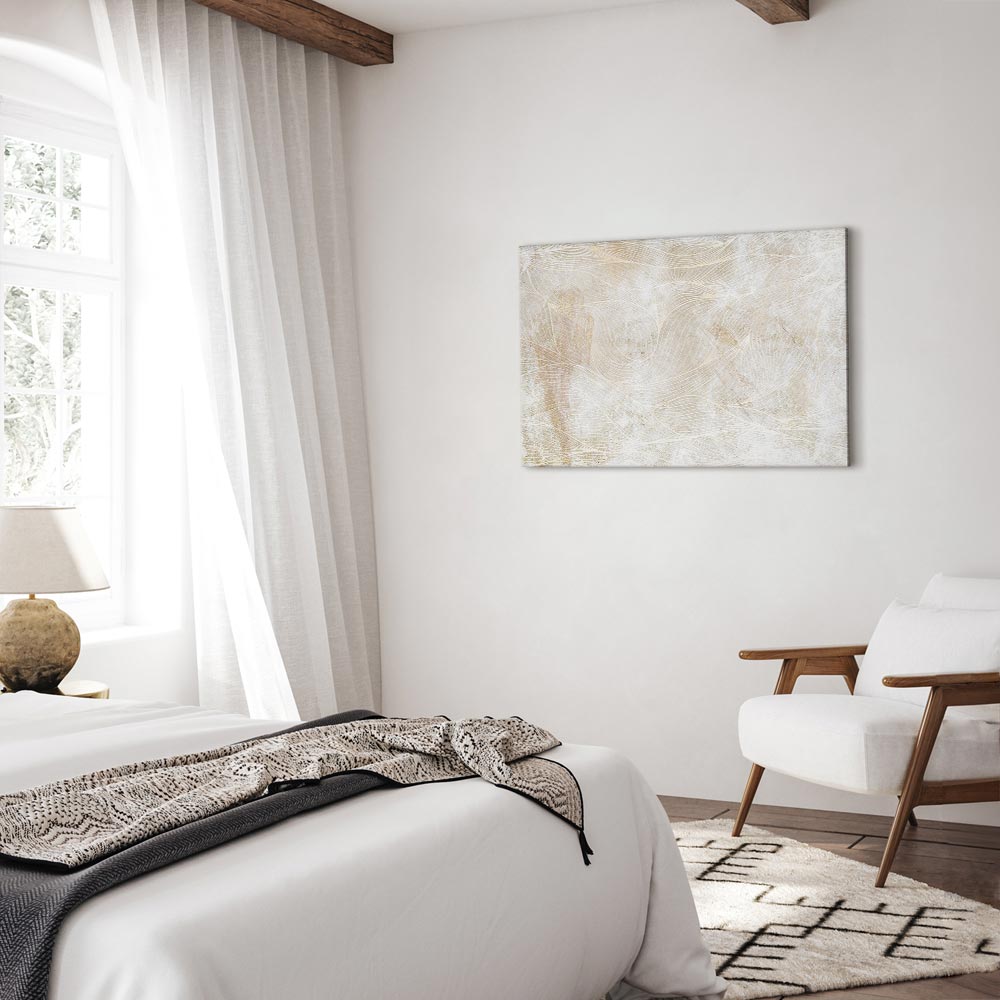 Abstract Magic Shapes Wide Canvas Print