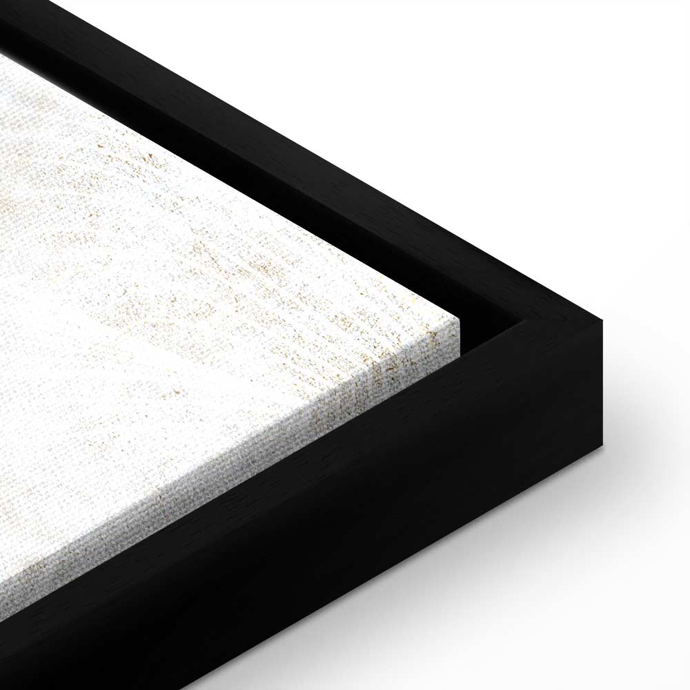 Abstract Magic Shapes Wide Canvas Print