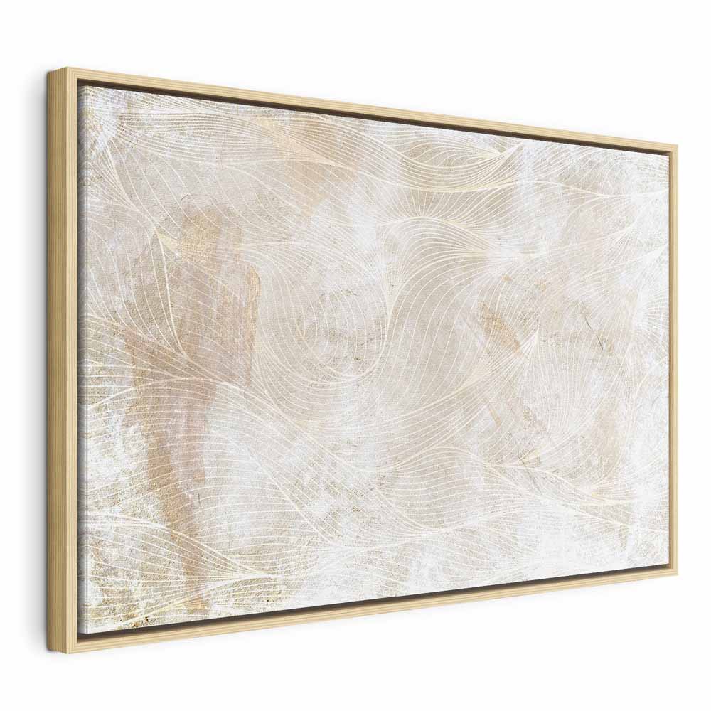 Abstract Magic Shapes Wide Canvas Print