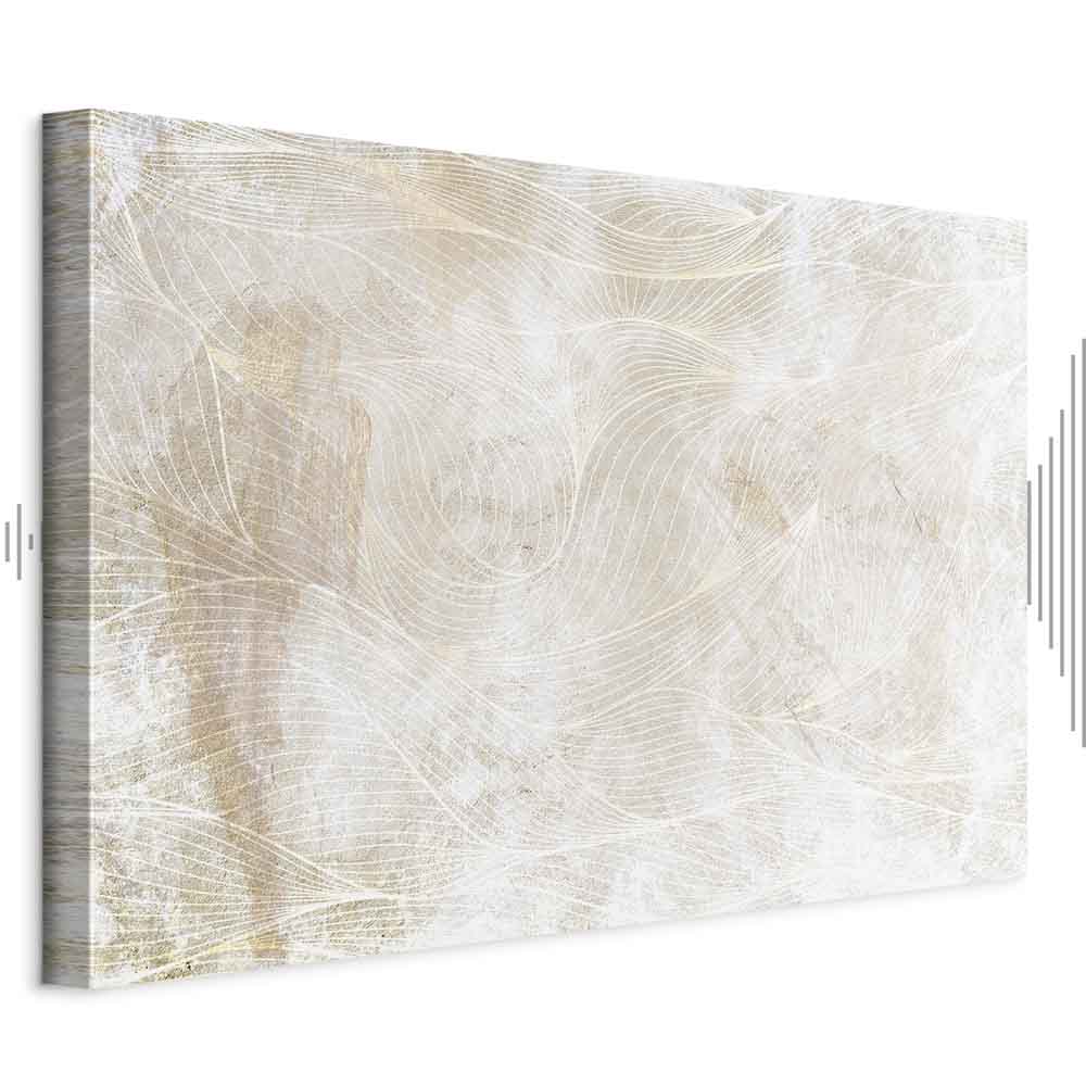 Abstract Magic Shapes Wide Canvas Print