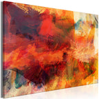 Canvas Print Explosion of Wild Colors Abstract