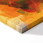 Abstract Wild Color Explosion Canvas Print