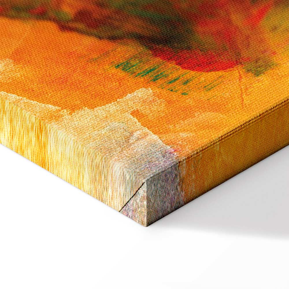 Abstract Wild Color Explosion Canvas Print