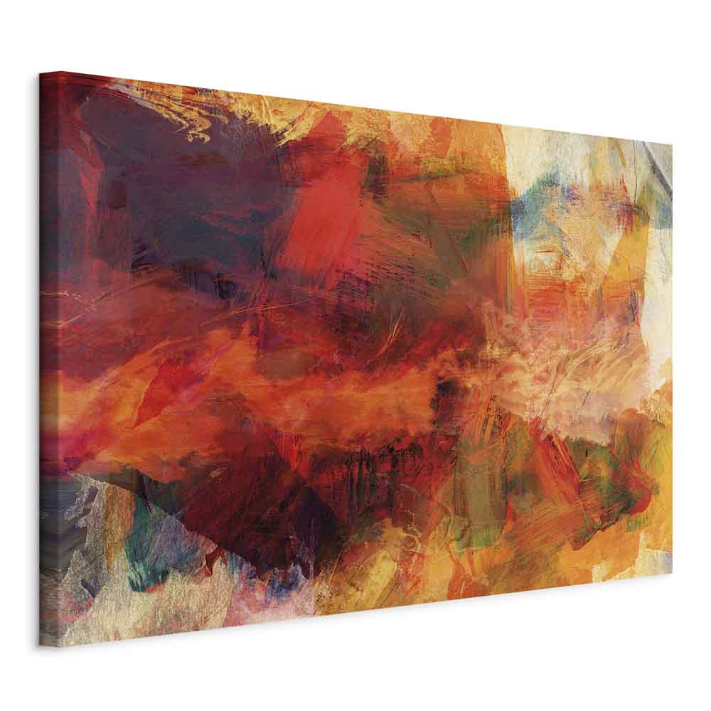 Abstract Wild Color Explosion Canvas Print