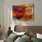 Abstract Wild Color Explosion Canvas Print