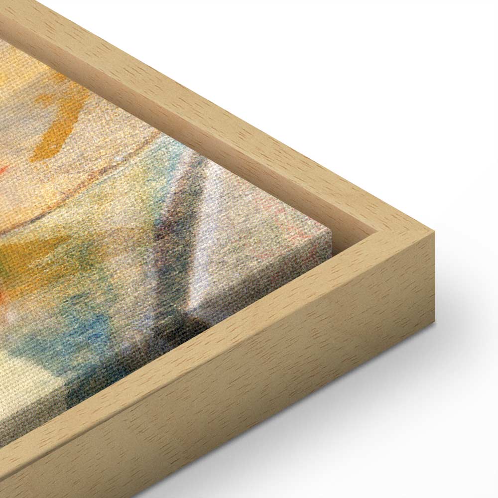 Abstract Wild Color Explosion Canvas Print