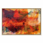 Abstract Wild Color Explosion Canvas Print