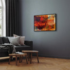 Abstract Wild Color Explosion Canvas Print