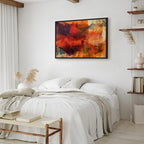 Abstract Wild Color Explosion Canvas Print