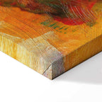 Abstract Wild Color Explosion Canvas Print