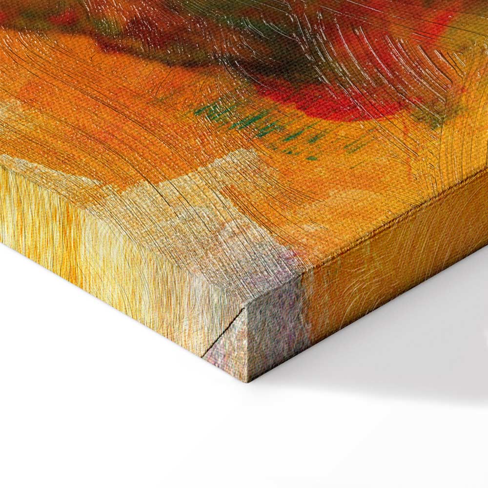 Abstract Wild Color Explosion Canvas Print