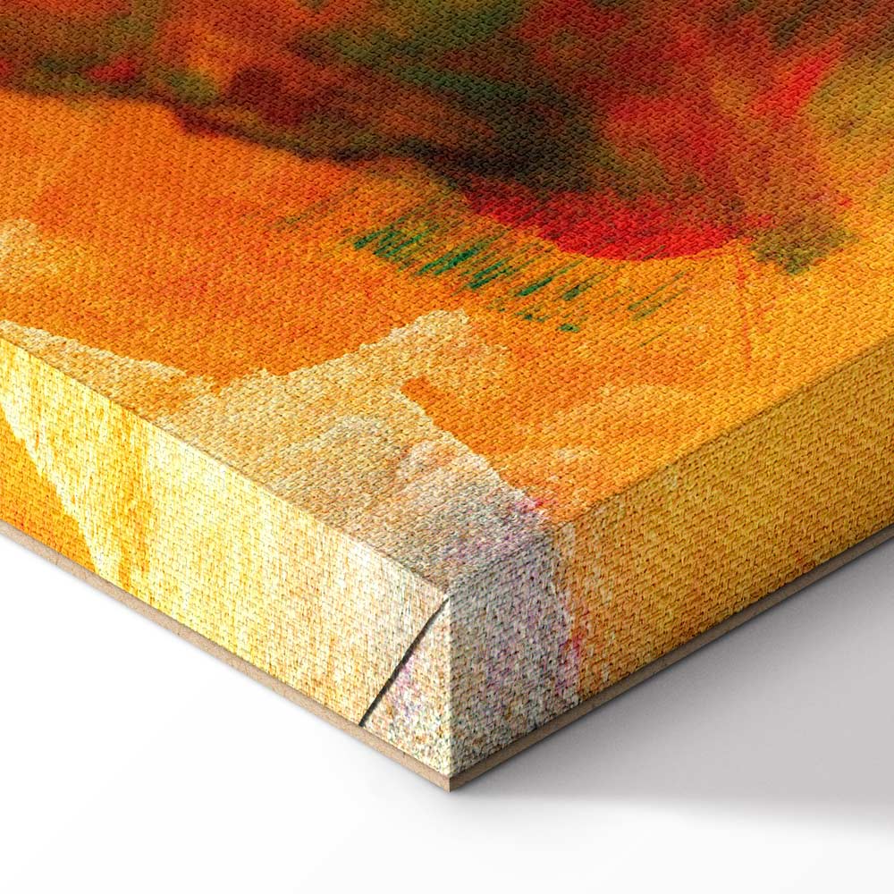 Abstract Wild Color Explosion Canvas Print