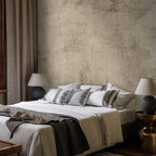 Beige Textured Abstract Wall Mural