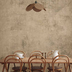 Stilvolle beige Wandtapete für moderne Interieurs