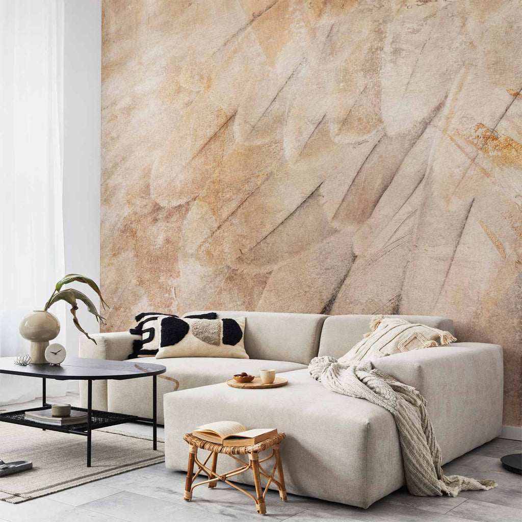 Minimalist Bird Wall Mural for Elegant Spaces