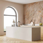 Minimalist Beige Feather Wings Wall Mural