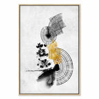 Abstract Sunlit Landscape Vertical Canvas Print