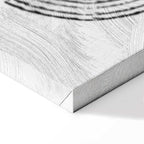 Abstract Sunlit Landscape Vertical Canvas Print