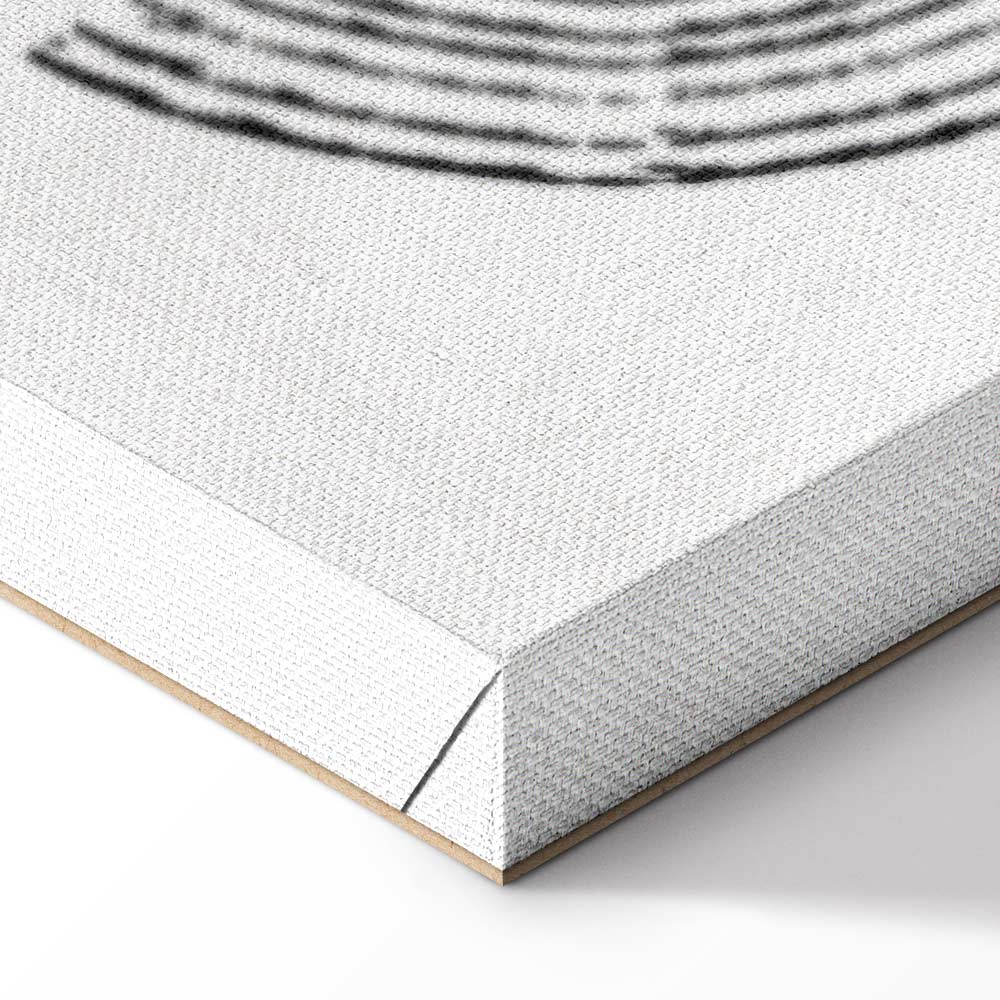 Abstract Sunlit Landscape Vertical Canvas Print