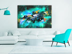 Exotic Dance Canvas Print - Stunning Abstract Artwork