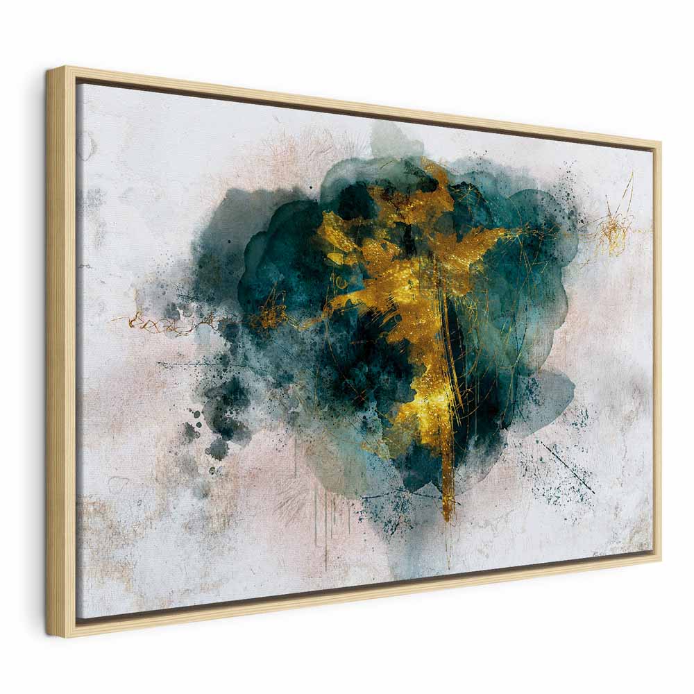 Abstract Golden Hour Watercolour Canvas Print