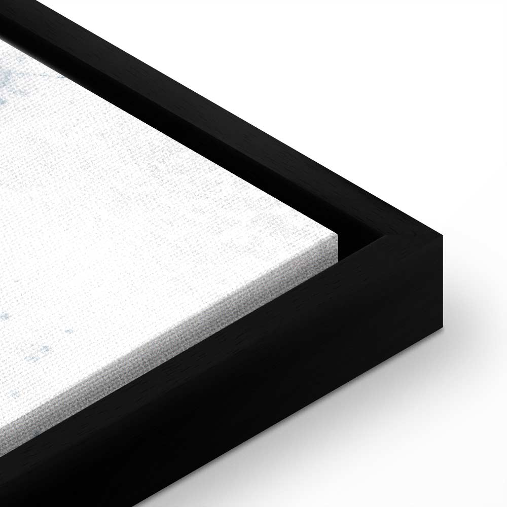 Blue Watercolor Abstract Canvas Print