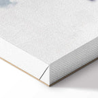 Blue Watercolor Abstract Canvas Print